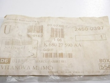 Прокладка клапана EGR Jeep Cherokee K68027590AA