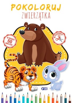 Pokoloruj. Zwierzątka - Kolorowanka Malowanka