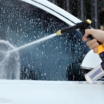 САДОВЫЙ ПИСТОЛЕТ ДЛЯ САДОВОГО ШЛАНГА МЕТАЛЛИЧЕСКИЙ ДОЖДЕВАТЕЛЬ ФУНКЦИИ ЧЕРНЫЙ