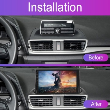 РАДИО ANDROID MAZDA 3 III 2013-2018 SIM 8 ГБ 1