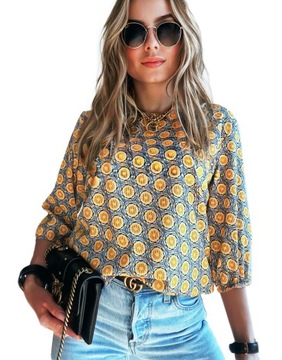 Elegancka kobieca BLUZKA modny print