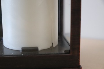 Фонарь со светодиодной свечой, дефект