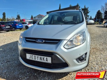 Ford C-MAX II Minivan 1.0 EcoBoost 100KM 2014 Ford C-MAX Czujniki Parkowania Klimatyzacja Grzane Fotele Pelen Serwis, zdjęcie 3