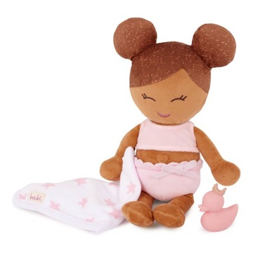 LullaBaby: lalka przytulanka DO KĄPIELI – szatynka