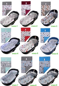 ТЕПЛОЕ ПУХОВОЕ Одеяло для гондолы + накидка + матрац