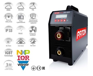 SPAWARKA ELEKTRODOWA MMA PÓŁAUTOMAT PATON PRO-270