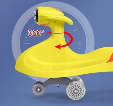 DIDI GRAVITY RIDE ДЛЯ ДЕТЕЙ со светящимися светодиодными колесами SOUND COLOR