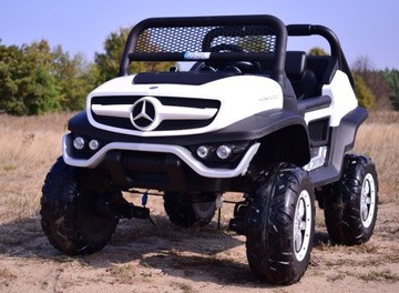 MERCEDES BENZ UNIMOG 4X4,12V14AH/UNIMOG-BIAŁY
