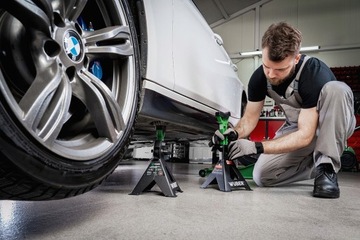 АВТОМОБИЛЬНЫЕ ДОМКРАТЫ ДЛЯ МАСТЕРСКОЙ ПРОЧНАЯ ЗАЩИТА 2 ШТ. 3Т + РЕЗИНА