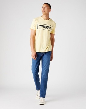 WRANGLER FRAME MĘSKI T-SHIRT KOSZULKA NADRUK M