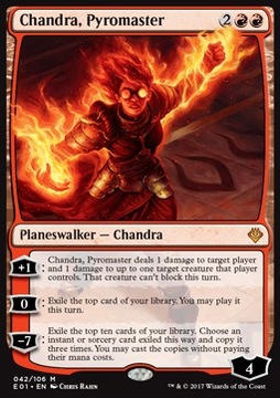 Chandra, Pyromaster - planeswalker @@@@
