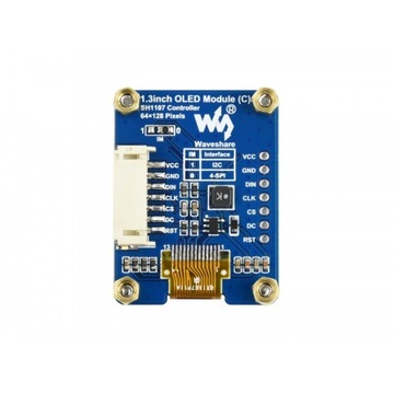 OLED-дисплей 1,3 дюйма SH1107 SPI/i2c ARDUINO STM32
