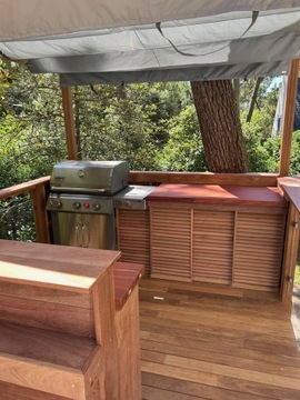 ROLETA RZYMSKA POZIOMA WODOSZCZELNA ZWIJANA NA DACH PERGOLI DACH SZARY 3x5