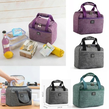 Portable Lunch Bag New Thermal Insulated Lunch Box Tote Cooler Handbag