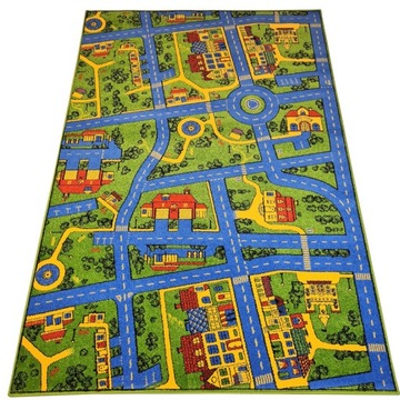 DYWAN ULICE MIASTA MIASTECZKO DO POKOJU 120x170