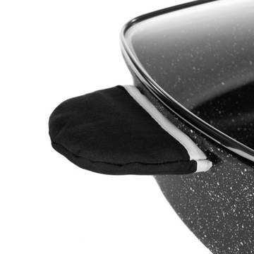 НАБОР ГОРШКОВ С МРАМОРНЫМ ПОКРЫТИЕМ, 8 шт.