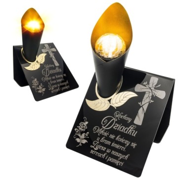 Солнечная солнечная светодиодная светодиода для могилы для могилы для дедушки