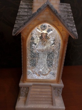 Фонарь фонарь Рождественская церковь Светодиодный фонарь с музыкальной шкатулкой