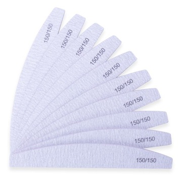 PILNIK DO PAZNOKCI PÓŁKSIĘŻYC ŁÓDKA 150/150 100SZT