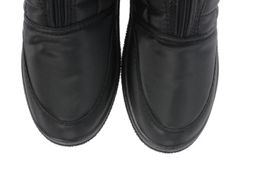 DAMSKIE PIKOWANE WEŁNA CIEPŁE ŚNIEGOWCE czarny 42