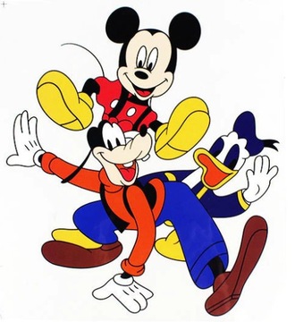 TERMO NAKLEJKA APLIKACJA NAPRASOWANKA 001 Goofy Miki D-63