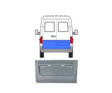 MERCEDES SPRINTER 02.95-02.00 РЕМ.ВСТАВКА ДВЕРІ 