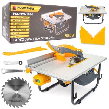 PIŁA PILARKA STOŁOWA KRAJZEGA DO DREWNA TARCZOWA 1650W TARCZA 200mm