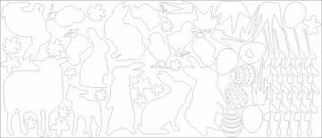 НАКЛЕЙКИ НА ОКНО, ПАСХАЛЬНАЯ ЖГУТКА, КУРИЦА, НАСТЕННЫЕ НАКЛЕЙКИ