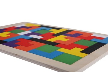 ДЕРЕВЯННЫЕ БЛОКИ ТЕТРИС ПАЗЛ МОНТЕССОРИ ПАЗЛ МОНТЕССОРИ