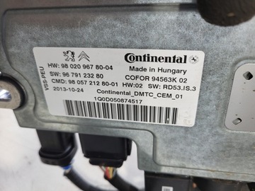 MODUL KONDENZÁTOR START-STOP CITROEN PEUGEOT 9801739380