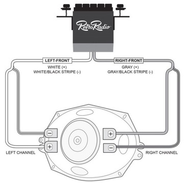 Коаксиальный динамик RETROSOUND DVC 4 x 8 дюймов