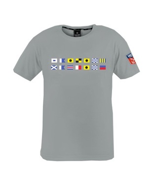 Męski t-shirt flag code gray Sailing Machine r.2XL