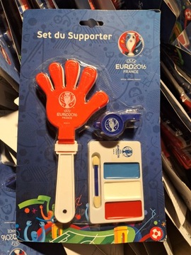 Zestaw przedmiotów dla fanów Euro 2016
