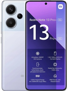XIAOMI REDMI NOTE 13 Pro+ 5G 8/256GB 6,67