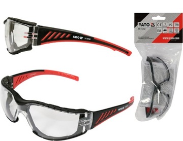 YATO OKULARY OCHRONNE BEZBARWNE NIEPARUJĄCE BHP
