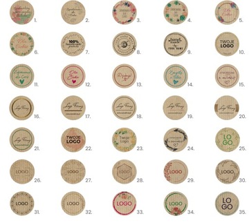 ЭКО НАКЛЕЙКА ЭКО КРАФТ С ПРИНТОМ ЦВЕТ 40х40х500 + PROJ