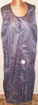 ФАРТУК ЖЕНСКИЙ, БОЛЬШИЕ ПУГОВИЦЫ, размер 3XL, ТЕМНО-СИНИЙ УЗОР 11\50