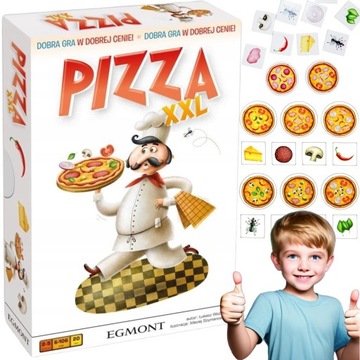 НАСТОЛЬНАЯ ИГРА ПИЦЦА XXL «Эгмонт» – Память, Восприятие, Рефлексы