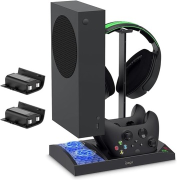 IPega Stacja chłodząca XBS013 do Xbox Series S 2X AKUMULATORKI DO PADÓW
