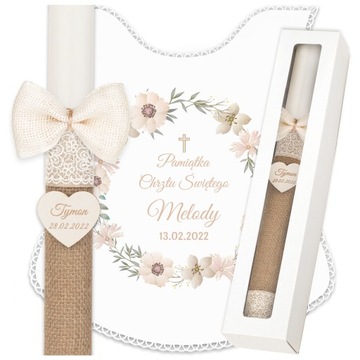 Крещенская свеча Коробка для крещенских халатов - Сувенир на Крещение