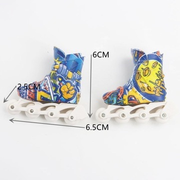 2pcs/pair Finger Roller Skates for Children Cute