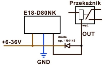 Регулируемый оптический датчик расстояния E18-D80NK