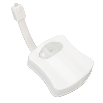 Wisząca lampka nocna do toalety 8 zmieniających