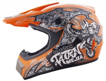 KASK CROSSOWY LEKKI NA ENDURO QUAD ATV CROSS S