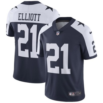 Koszulka Dallas Cowboys 21 Ezekiel Navy Limited 2023 De Futebol Americano