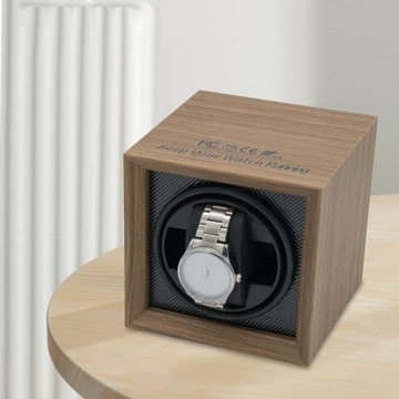Automatyczna nawijarka do zegarków z drewnianą