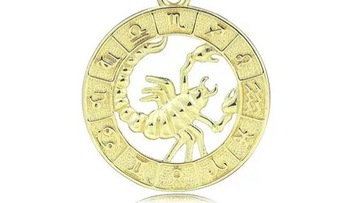 Złoty Znak Zodiaku: Zawieszka Rak kolekcja zodiakalna biżuteria damska