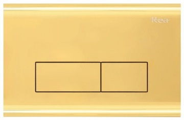 OUTLET PRZYCISK DO STELAŻA PODTYNKOWEGO WC ZŁOTY H