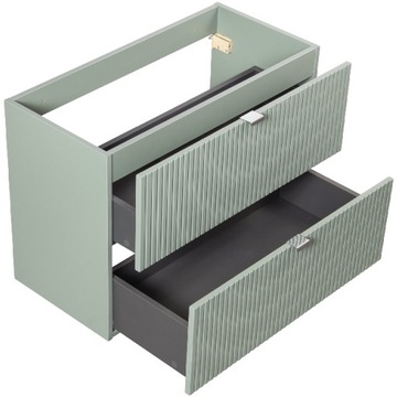 Шкаф под умывальник SAGE 80 см LINE REED GREEN 82-80-2S с ящиками