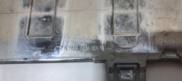 LIŠTA CHRÓM NÁRAZNÍKU ZADNÍ A2048850311 MERCEDES X204 GLK